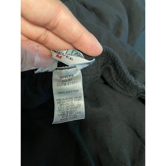 Hard Tail Forever Womens Romper Medium Black Strapless Wide Leg Drawstring Y2K - Picture 4 of 9